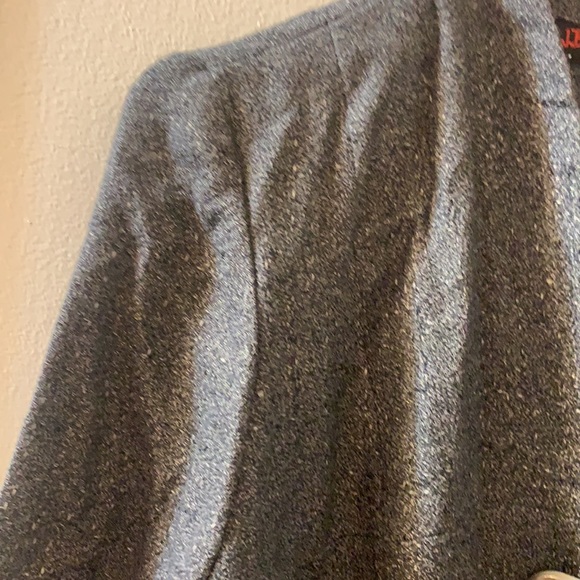 VINTAGE JB WRIGHT DRESS PETITES GRAY SZ 10 CAREER BUTTON DRESS 80’s MADMEN RETRO - Picture 11 of 13